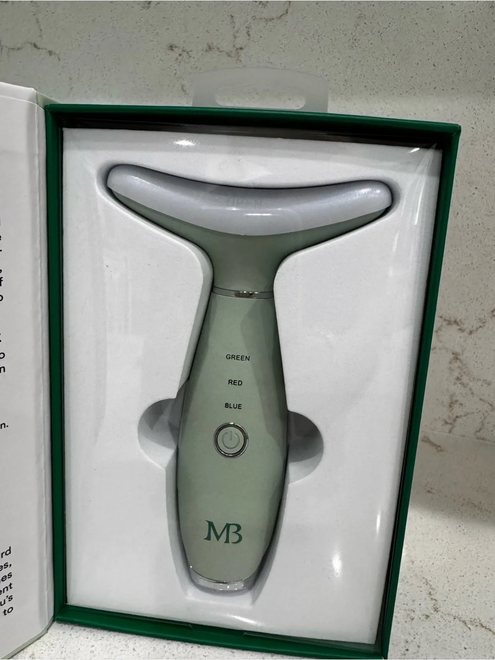 Mario Badescu Sage Green Triple Light Thermal Face & Neck Massager